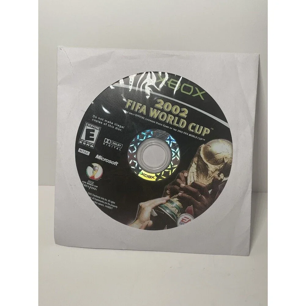 2002 FIFA World Cup (Microsoft Xbox, 2002) Disc Only Tested